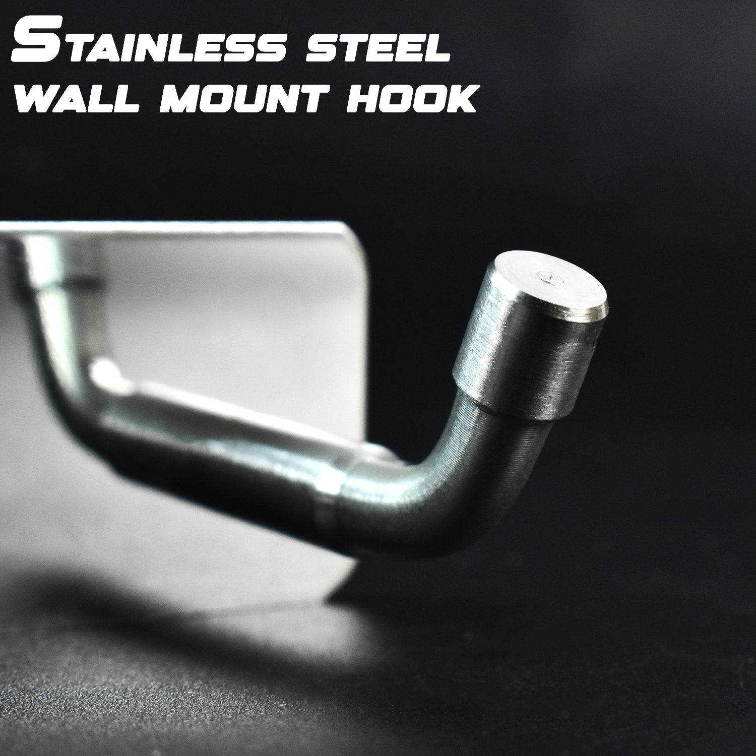 Stainless Steel Wall Mounted Coat 3 Hook Rack (14x3 / 1 Pc) Stainless Steel Wall Mounted Coat 3 Hook Rack (14x3 / 1 Pc)